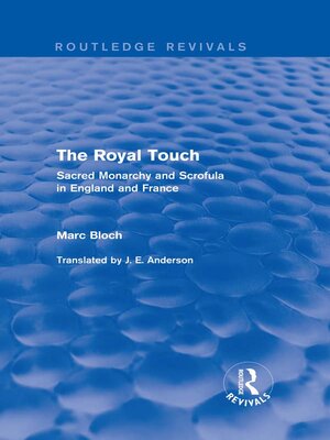 cover image of The Royal Touch (Routledge Revivals)